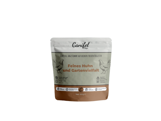 Premium-Hundefutter - 100 g Huhn