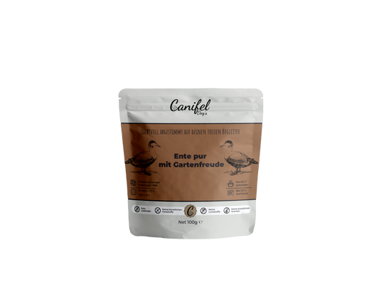Premium-Hundefutter - 100 g Ente