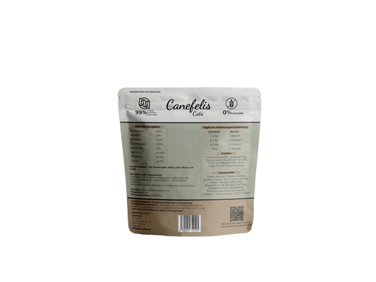 Premium-Katzenfutter - 100 g Huhn & Jungvögel