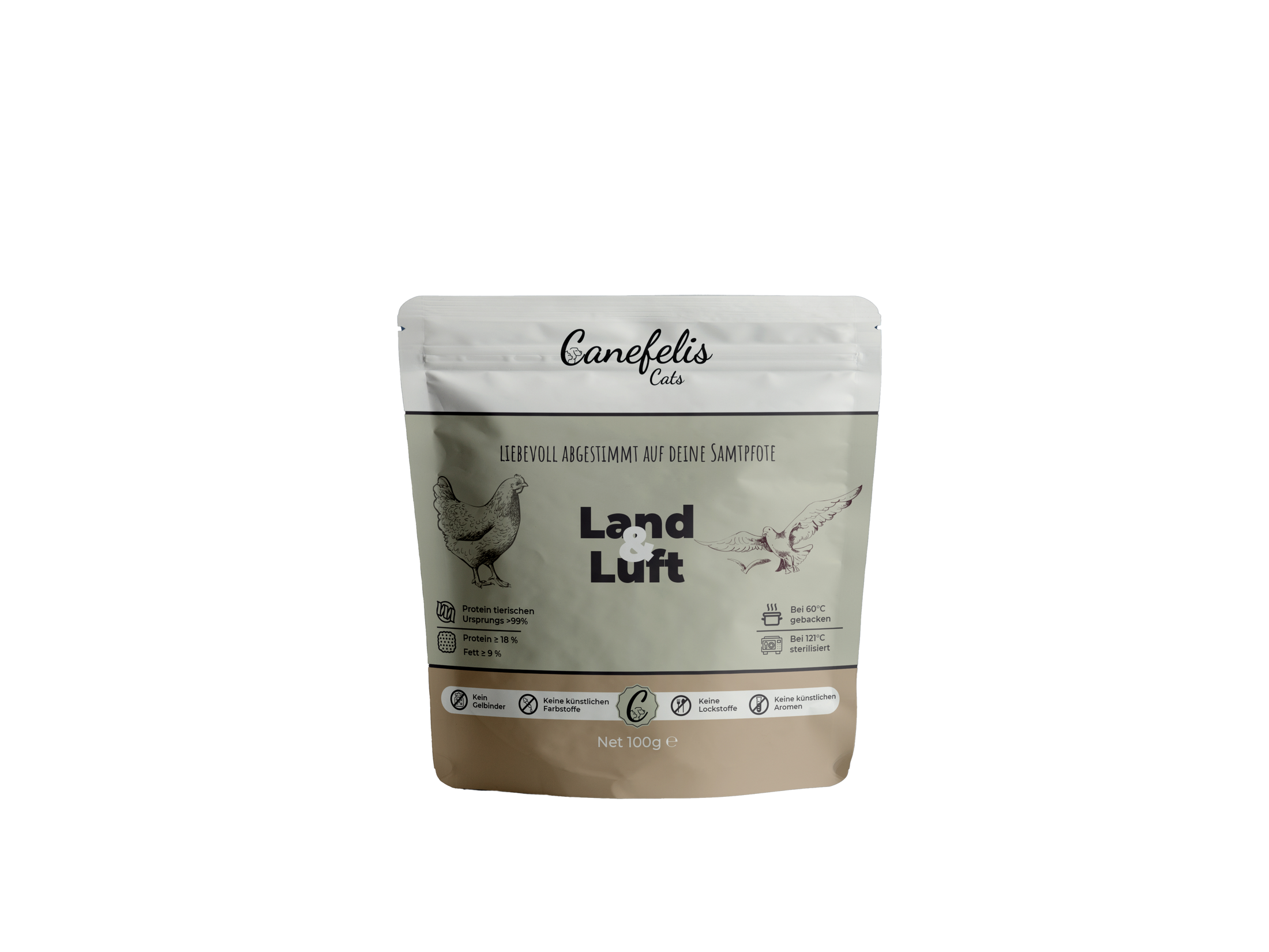 Premium-Katzenfutter –  Huhn & Jungvögel 1,2 kg