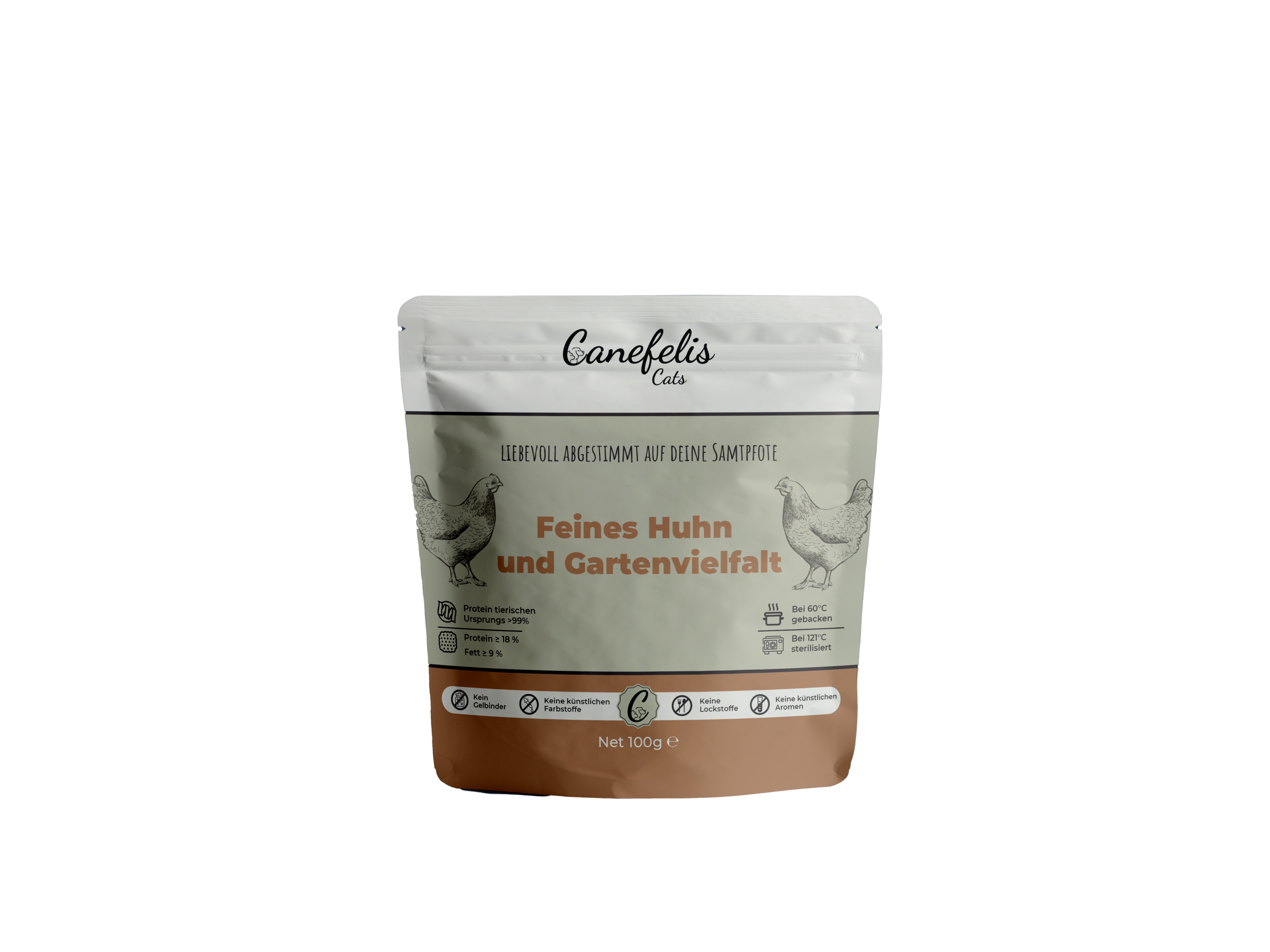 Premium-Katzenfutter - 100 g Huhn